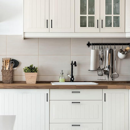 Ravinte 32 Pack 4-1/2 Inch Square Cabinet Handles - Matte Black Pulls for Kitchen Drawers, Cabinets, Cupboards - Hardware Handles