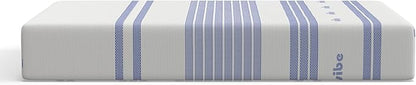 Vibe Gel Memory Foam Mattress, 12-Inch CertiPUR-US Certified Bed-in-a-Box, King, White