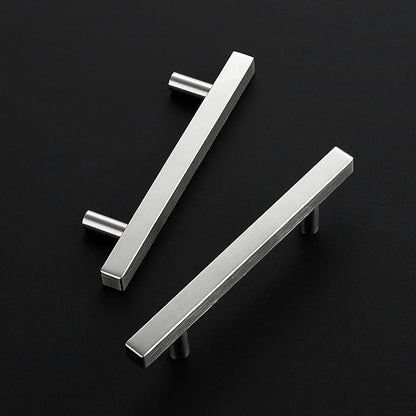 Ravinte Brushed Nickel Cabinet Handles 20 Pack 3-3/4 inch Satin Nickel Square Cabinet Pulls Silver Hardware for Kitchen Cabinets 6 inch Overall Length Stainless Steel Drawer Pulls