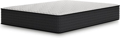 Signature Design by Ashley Limited Edition Plush 12 Inch Hybrid Mattress with Gel Memory Foam and Edge Support for Cool Sleep and Pressure Relief, Queen, Fiberglass Free, Mattress In A Box
