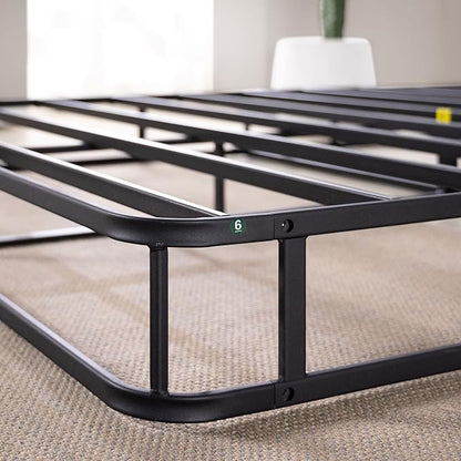 ZINUS 7 Inch Queen Metal Smart Box Spring, Mattress Foundation, Strong Metal Frame, Easy Assembly