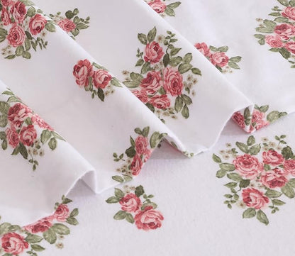 RUVANTI Flannel Sheets King Size - 100% Cotton Brushed King Size Sheets Set - Deep Pockets 16 Inches Bed Sheets - All Seasons Breathable & Extra Soft - Warm & Cozy, 4 Piece, Bali