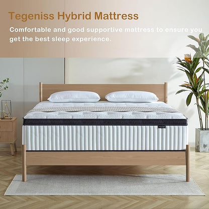 Queen Mattress, 12 Inch Mattresses Queen Size in a Box, Individually Wrapped Pocket Spring Mattresses,Pressure Relief, Medium Firm Support, Breathable and Low Motion Transfer