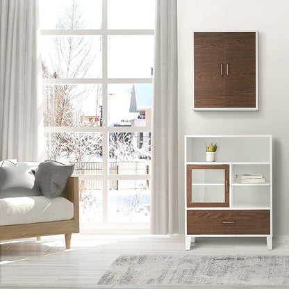 Teamson Home Tyler Wooden Storage, Floor Cabinet