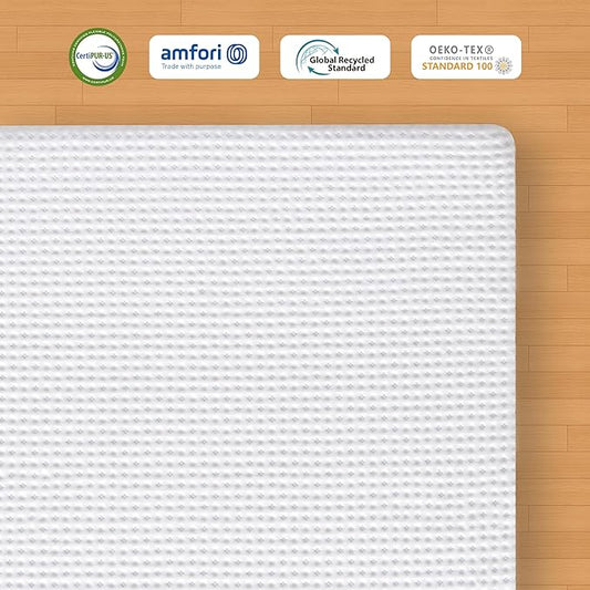 Subrtex Mattress Topper, Gel-Infused Memory Foam Mattress Topper, High Density Bed Topper Pad with Breathable Removable Cover, CertiPUR-US Certified for College and Dorm (3 Inch, Twin XL)