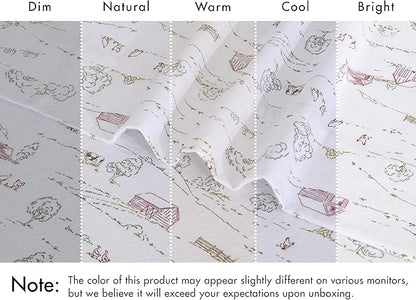 RUVANTI Flannel Sheets California King Size - 100% Cotton Brushed Cal King Bed Sheets Set - Deep Pockets 14 Inches - All Seasons Breathable & Extra Soft - Warm & Cozy, 4 Piece, Rustic Homestead
