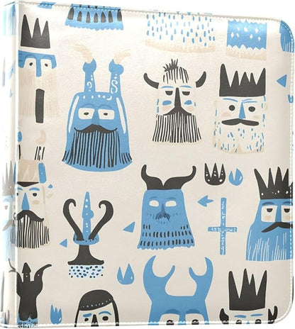 xigua Scandinavian Viking Photo Album Self Adhesive Scrapbook with 20 Detachable Sheet, DIY Album for Family Wedding Anniversary Baby Vacation Travel