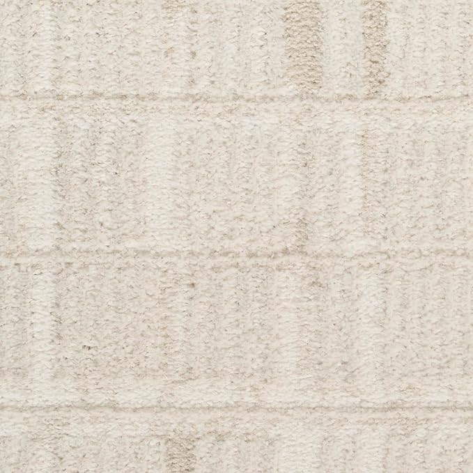 Nourison Home Nordic Ivory 4' x 6' Scandinavian Area Rug - Easy Clean, Non Shedding, Bed Room, Living Room, Dining Room, Kitchen (4' x 6')