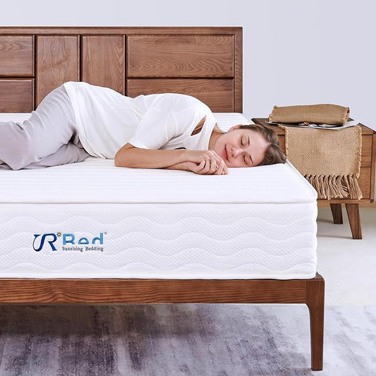 Sunrising Bedding 8" Natural Latex Twin XL Mattress, Individually Encased Pocket Coil, Firm, Supportive, Naturally Cooling, Organic Mattress, 120-Night Free Trial, 20-Year Warranty
