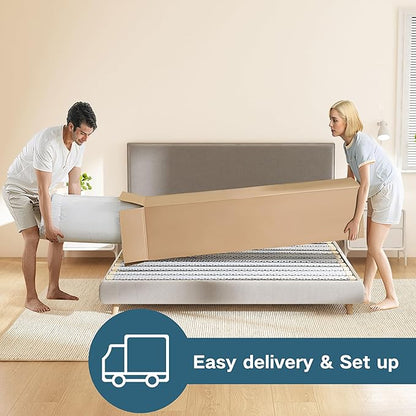 Swbvs Firm Double Mattress, 12 Inch Cooling Memory Foam Full Size Mattress with Removable Zippered Cover for Easy Cleaning, Pressure Relief & Firm Support