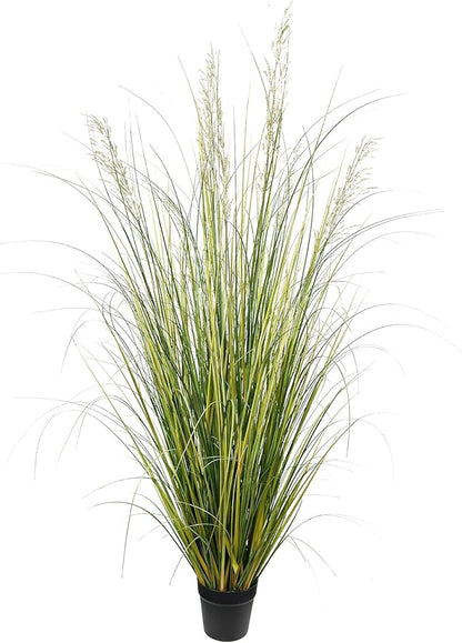 Artificial Plant 5ft Tall Artificial Grass Plant,Faux Plants Indoor Home Decorative Artificial Plants & Flowers in Pot Fake Plant, House Plant Indoor