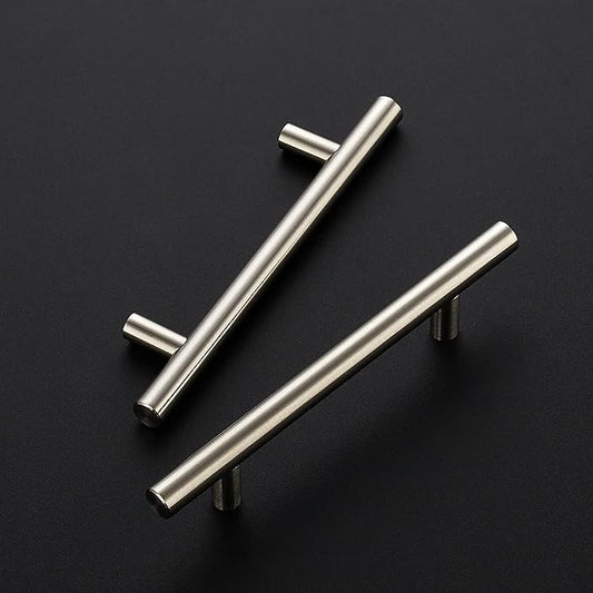 Ravinte 18 Pack 6-3/8 inch Cabinet Pulls Brushed Nickel Stainless Steel Kitchen Cupboard Handles Cabinet Handles, 4 inch Hole Center