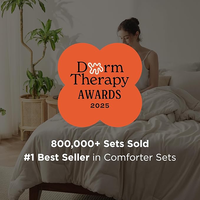 Bedsure Super King Comforter Set - Dark Grey Soft Bedding for All Seasons, Cationic Dyed Bed Set, 3 Pieces, 1 Super King Size Comforter (120"x120") and 2 Pillow Shams (20"x36"+2")