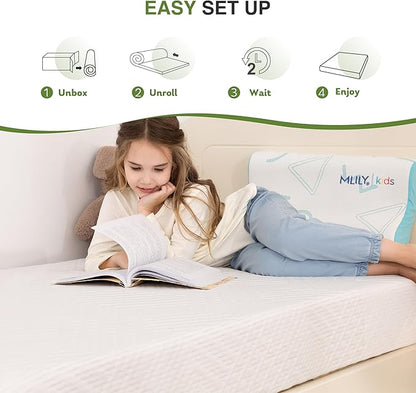 Full Mattress in a Box, 6 inch Mattresses for Platform Bed Double Size Daybed Bunk, Memory Foam Medium Firm