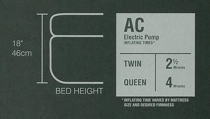 Intex Comfort Plush Elevated Dura-Beam Airbed with Built-in Electric Pump