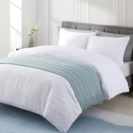 BOURINA Aqua Throw Blanket 50 x90 Inches Throw Textured Solid Soft Sofa Throw Bed Runner Couch Cover Knitted Decorative Blanket Bed Runner