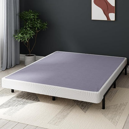 ZINUS Edgar 4 Inch Bamboo Box Spring, Mattress Foundation, Sturdy Bamboo Structure, Low Profile, Easy Assembly, Full