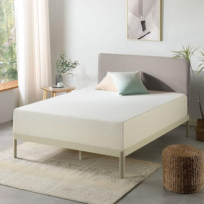 Best Price Mattress 12 inch Twin Mattress Bed-In-A-Box, Green Tea Memory Foam, White