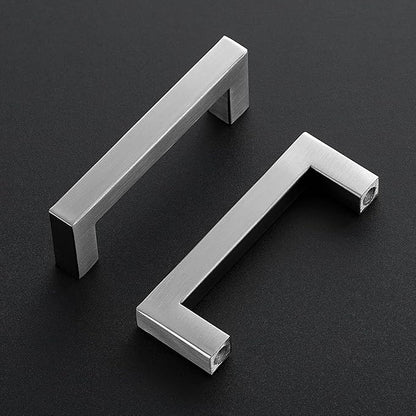 Ravinte 3 Pack Brushed Nickel Kitchen Cabinet Handles 3-1/2 Inch Cabinet Pulls Square Kitchen Hardware for Cabinet Drawer Pulls Drawer Handles Come with Screwdriver
