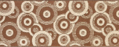 Custom Length Cut to Size Modern Farmhouse Carpet Runner Rug for Hallways, Non Slip Rubber Backed, 31 inch Wide X Customized Length, Geo Brown, 31 inch X 4 feet, Doormat Size