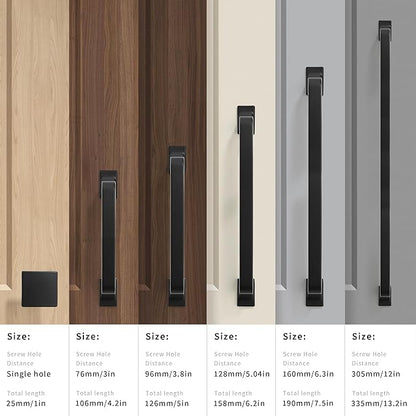khtumeware 20 Pack Kitchen Handles - 5 Inch Black Cabinet & Drawer Pulls Matte Black Finish