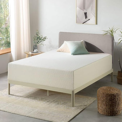 Best Price Mattress 14" Signature Green Tea Memory Foam Mattress, Full, White