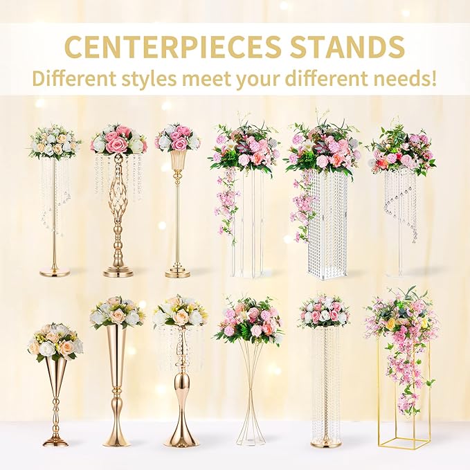 NUPTIO Flower Ball Arrangement Bouquet - 6 Pcs 9.5 inch Diameter Burgundy Fake Flowers Roses Balls for Centerpieces Tables - Artificial Rose Arrangements for Wedding Centerpiece Table Decorations
