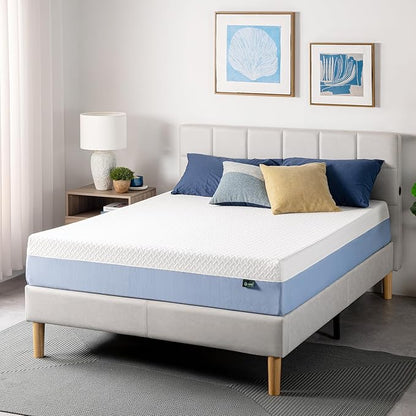 ZINUS 10 Inch Full Cooling Essential Memory Foam Mattress [NewVersion], Fiberglass Free, Medium Feel, Breathable Cooling Layers, Certified Safe Materials