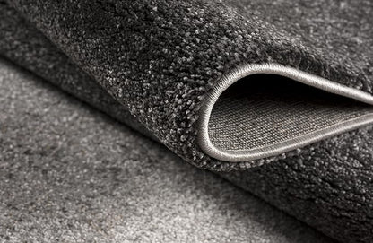 RUG BRANCH New Zealand Plush 8' x 11' (7'8" X 10'9") Modern Indoor Area Rug, Contemporary, Grey Brown - Living Room, Bedroom, Dining Room, and Kitchen