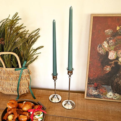 Candlestick Holders Silver, 9 Packs Taper Candle Holder for Candlesticks, Candle Sticks Holder Decor for Home Decor