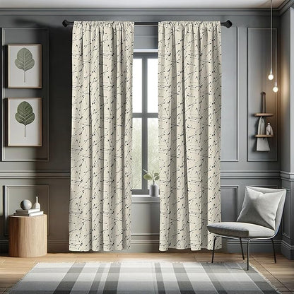 Ambesonne Arrow Curtains, Repetitive Abstract Simplistic Arrow Motif with Irregular Symmetry, Window Treatments 2 Panel Set for Living Room Bedroom, Pair of - 28" x 63", Sepia Charcoal