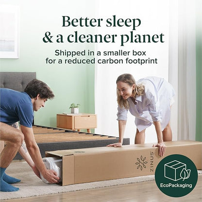 ZINUS 12 Inch True Support Hybrid Mattress [New Version], King, Fiberglass Free, Medium Feel, Motion Isolation, Certified Safe Foams & Fabric, Mattress in A Box
