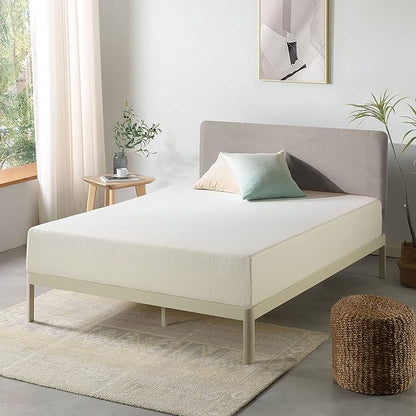 Best Price Mattress 10 inch King Mattress Bed-In-A-Box, Green Tea Memory Foam,White