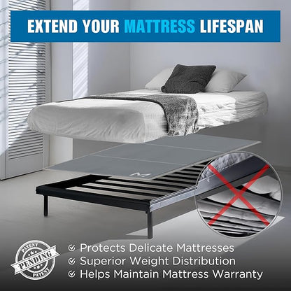 Meliusly Premium 10mm Bunkie Board Twin 2-Pack (38x75'') Patent Pending Low Profile Bed Board Design - Breathable, Noise Minimizing, Moisture Resistant Bunkieboards, Low Profile Bed Support