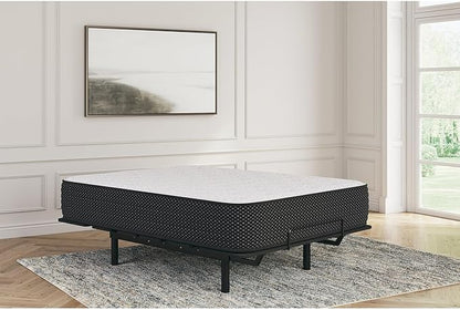 Signature Design by Ashley Limited Edition Plush 12 Inch Hybrid Mattress with Gel Memory Foam and Edge Support for Cool Sleep and Pressure Relief, King, Fiberglass Free, Mattress In A Box