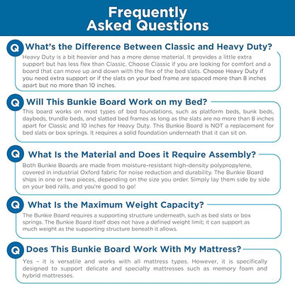 Meliusly Premium 10mm Bunkie Board Twin 2-Pack (38x75'') Patent Pending Low Profile Bed Board Design - Breathable, Noise Minimizing, Moisture Resistant Bunkieboards, Low Profile Bed Support