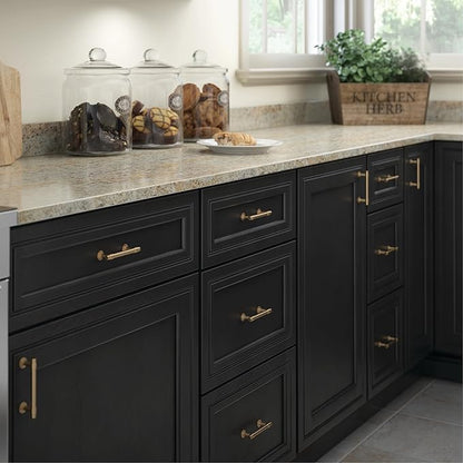 Franklin Brass Bar (20-Pack) Cabinet Handles 3" Hole Center Pulls | Champagne Bronze Hardware Kitchen Door, Drawers, Dressers, Furniture P29520K-CZ-B2