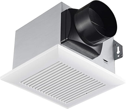 Tech Drive Very Quiet 80 CFM, 1.5 Sone No Attic access Needed Installation Bathroom Ventilation and Exhaust Fan with Humidity sensor