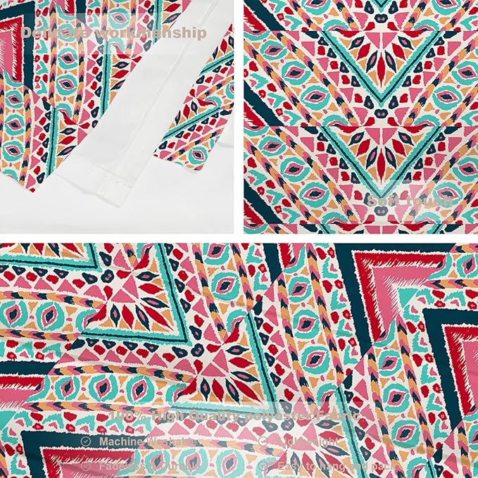 Batmerry Modern Stripe Geometric Tapestry, Boho Tribal ethnic Seamless striped Wall Art Hanging Decoration Polyester Fiber White Ruffled Around for Dorm Room Bedroom Living Room, 59.1x82.7 inches