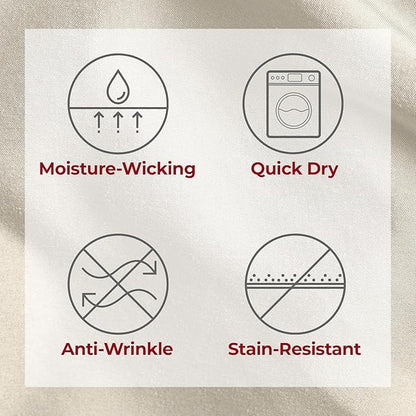 Mellanni Twin Sheets Set - 3 PC Iconic Collection Bedding - Hotel Luxury, Extra Soft, Cooling Bed Sheets - Wrinkle, Fade, Stain Resistant (Twin, Golden Ivory)