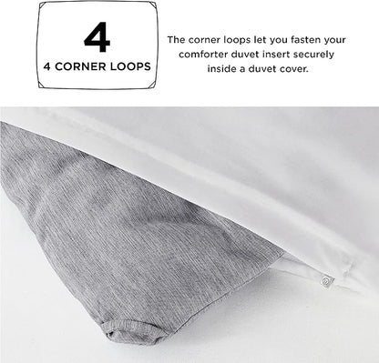 Bedsure King Size Comforter Set - Dark Grey King Comforter Set, Soft Bedding for All Seasons, Cationic Dyed Bedding Set, 3 Pieces, 1 Comforter (104"x90") and 2 Pillow Shams (20"x36"+2")