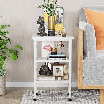 VECELO Modern Nightstands X-Design Side End Table Night Stand with Storage Shelf for Bedroom,Living Room,