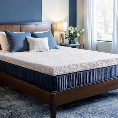 Subrtex Mattress Topper Queen, 3 Inch Memory Foam Mattress Topper for Pressure Relieving, Breathable Bed Topper with Removable Washable Cover, CertiPUR-US Certified