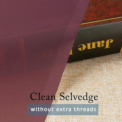 OWENIE Sheer Curtains, Sheer Curtains 84 inch Length 2 Panels Set, Rod Pocket Voile Fimly Sheer Drapes for Living Room/Bedroom, 2pcs, Each 42" W x 84" L, Burgundy