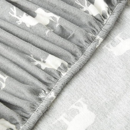 Eddie Bauer - Full Sheets, Cotton Flannel Bedding Set, Brushed For Extra Softness, Cozy Home Decor (Elk Grove, Full)