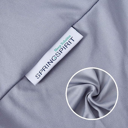 Box Spring Cover Queen Size, Alternates for Bed Skirt, Smooth and Elastic Woven Material Wrap Around 4 Sides of The Box Spring, Wrinkle & Fading Resistant, Washable, Dustproof, Grey, 10 Pack