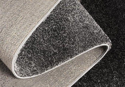 RUG BRANCH New Zealand Plush 8' x 11' (7'8" X 10'9") Modern Indoor Area Rug, Contemporary, Grey Brown - Living Room, Bedroom, Dining Room, and Kitchen