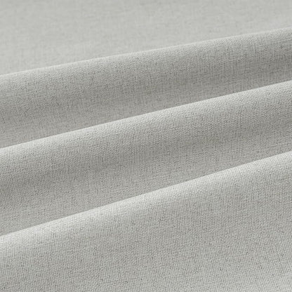 KangBang Extra Wide Blackout Linen Curtains 60Wx102L Full Light Blocking Patio Door Curtains Back Tab Loop Pocket 2 Panels Set Window Drapes, Healing Colors Warm Light Grey