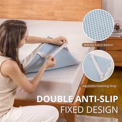 EGO Gel Memory Foam Mattress Topper, 2 Inch Full with Removable Breathable Soft Cover, Cooling Bed Topper for Comfort Body Support & Pressure Relief, CertiPUR-US Certified