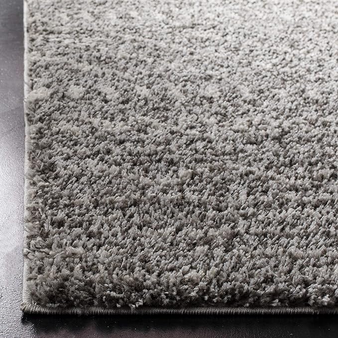 SAFAVIEH Arizona Shag Collection Area Rug - 6'7" x 9'2", Brown & Ivory, Moroccan Design, Non-Shedding & Easy Care, 1.6-inch Thick Ideal for High Traffic Areas in Living Room, Bedroom (ASG741B)